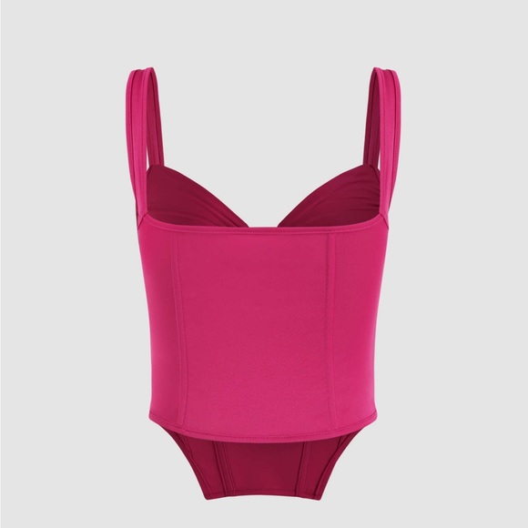 Cider Solid team corset tan top size m - Picture 3 of 4